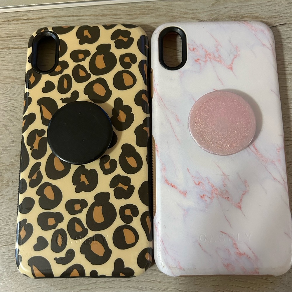 iPhone 10xs phone cases with pop sockets